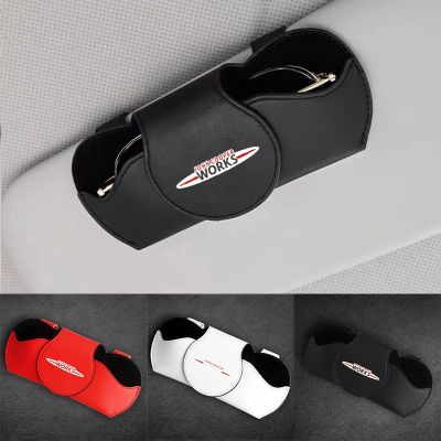 Car Sunglasses Holder Cooper Works Multi-function Glasses Clip Bill accessories