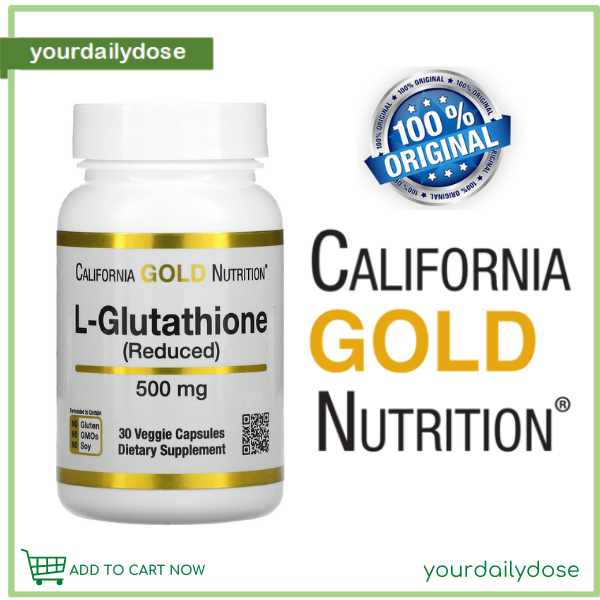 California Gold Nutrition L Glutathione Reduced 500 Mg 30 Veggie Capsules Lazada Ph