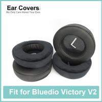 ที่อุดหูสำหรับ Bluedio Victory V2หูฟังชนิดครอบหูแผ่นโปรตีน Velour โฟมจำรูปที่ครอบหู