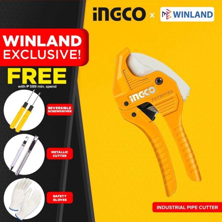 INGCO by Winland Industrial Grade PVC Pipe Cutter 193mm 342mm AutoOpen HPCS05428 Lazada PH