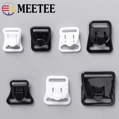 【cw】 50/100Sets 12 20mm Plastic Buckle Clip Clasp Swimsuit Adjust Sewing Accessories