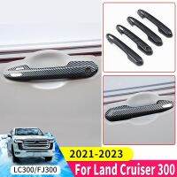 สำหรับ Toyota Land Cruiser 300 2021 2022 2023ประตูด้านนอกตกแต่งที่จับ LC300ภายนอกอัพเกรดอุปกรณ์เสริมโครเมี่ยมปรับแต่ง