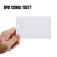 PangYa 10ชิ้นสมาร์ทการ์ดเขียนได้เขียนใหม่ได้ T5577 125กิโลเฮิร์ตซ์ชิป RFID พีวีซีสีขาวเปล่าสีขาว