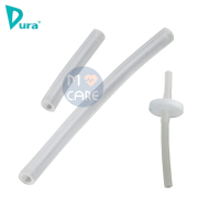 สายยางซิลิโคนสั้นยาว ใช้ต่อกับตัวกรองแบคทีเรียสำหรับเครื่องดูดเสมหะ Silicone Tube For Bacteria Filter (เฉพาะสายยางซิลิโคน ไม่รวมตัวกรองแบคทีเรีย)