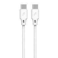 WK 3A WDC-106ประเภท-C/USB-C เพื่อพิมพ์-C/USB-C สายเคเบิลข้อมูลสายชาร์จความเร็วเต็มความยาว: 1เมตร (สีดำ)