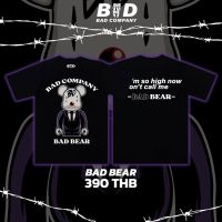 เสื้อยืดผ้าฝ้าย[ใช้โค้ดหน้าร้าน 50บาท]StreetStyle_Shop | เสื้อยืดUnisexสกรีนลาย Bad Bear เสื้อผู้ชาย เสื้อผู้หญิง