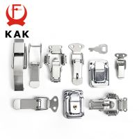 KAK Cabinet Boxes Spring Loaded Latch Catch Toggle Hasp Mild Steel Hasp For Sliding Door Simple Window Hardware Tool Box Lock