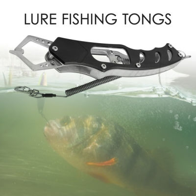 ตกปลา Gripper อลูมิเนียมอัลลอยแบบพกพาปลา Grip ที่เกี่ยวปากเครื่องมือ Controller คีมปากเป็ดตกปลา Accessoryer
