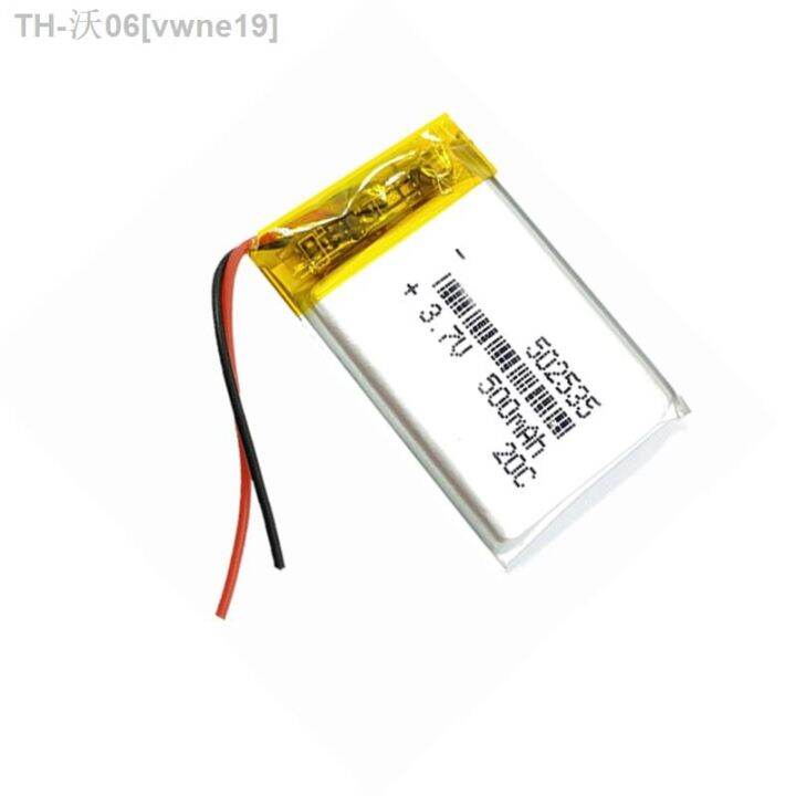 3-7v-li-polymer-battery-502535-500mah-rechargeable-product-li-po-battery-for-mp3-mp4-mp5-gps-mobile-gps-electronic-equipment-hot-sell-vwne19