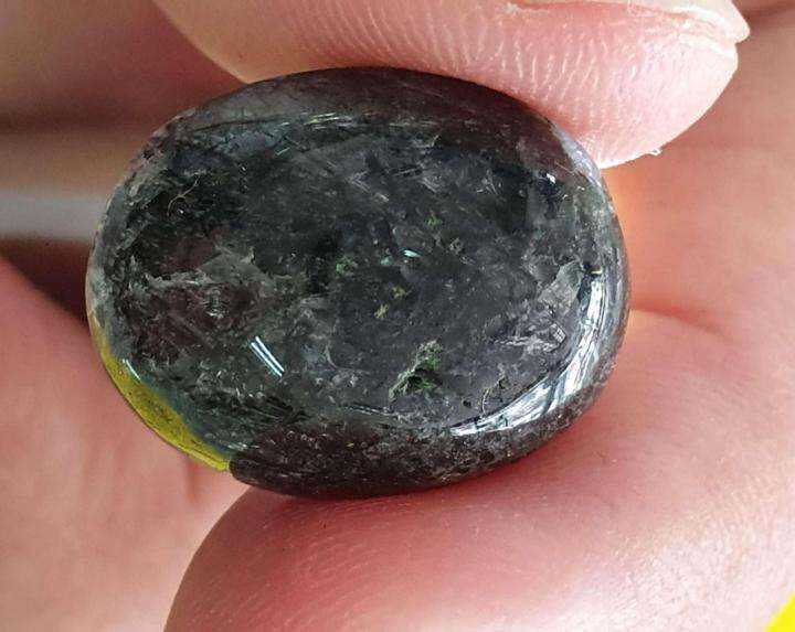 BATU PERMATA JARUM EMAS HITAM BLACK GOLD CINCIN PILIHAN EKSKLUSIF