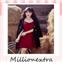 millionextra ชุดเดรส สายเดี่ยว Soda แฟชั่น เกาหลี น่ารัก เซ็กซี่ ดูแพง แบบใหม่ล่าสุด พร้อมส่ง  0620