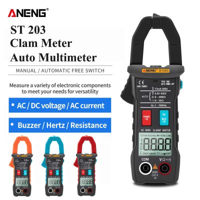 ANENG ST203 Digital Clamp Meter Multimeter 4000counts True RMS Mini Amp DC/AC Clamp Meters voltmeter 400v Automatic Range