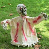 Scary Doll Horror Decor Halloween Decoration To Insert Large Swing Ghost Voice Control Decoration Scary Props Party Ornament