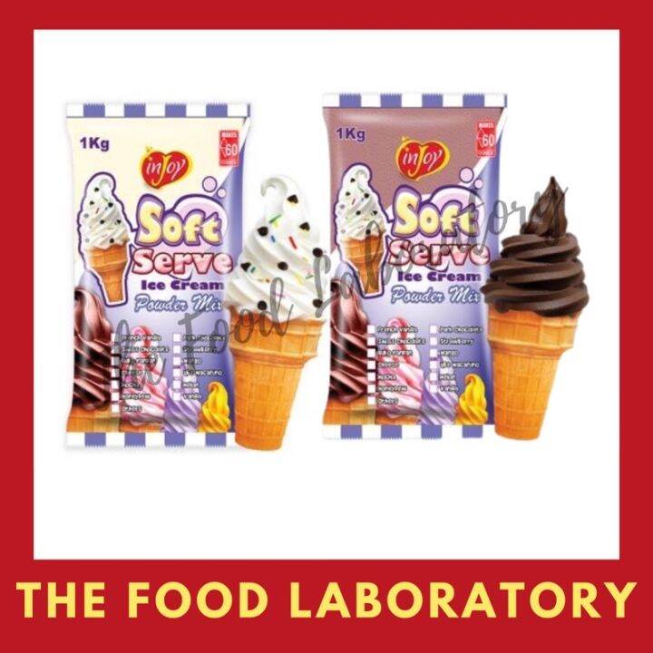 Injoy Soft serve Ice cream powder mix inJoy Swiss Chocolate Soft Serve Ice Cream Powder Mix 1kg