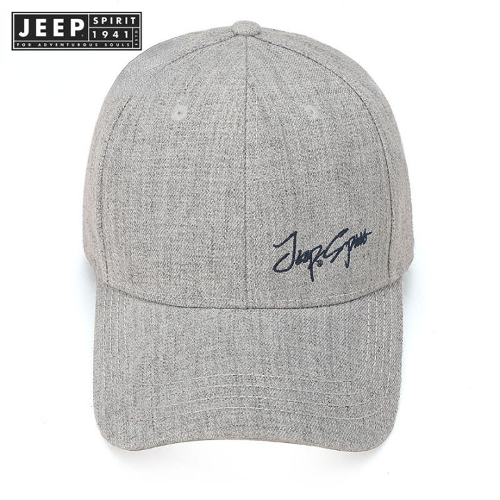 jeep-spirit-1941-estd-หมวกเบสบอลหมวกกันแดดผู้ชายหมวกแหลมบางใหม่หมวกกันแดดแบบสบาย-ๆ82915
