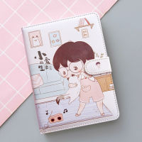 A5 PU Cover Creative girl heart magnetic hand ledger cute notebook diarycalendar school student diary weekly planner notebooks