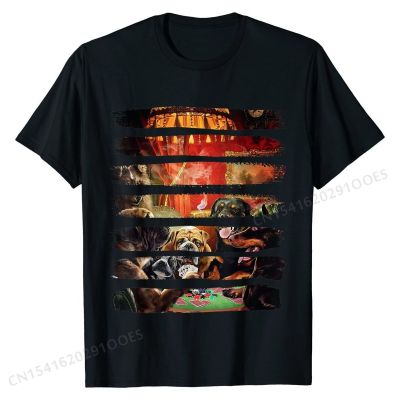T-Shirt, Dog Gambling Scene, Playing Poker T Shirt Fashionable Dominant Cotton Tops Shirts comfortable for Men