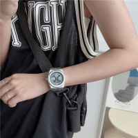 【Hot Sale】 European and trendy hip-hop three-eyed big dial domineering personality cool mens watch black technology sense