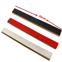 26cm Black White Red Imitated Rayskin Handle Wood Tsuka Fittings For Samurai Sword Katana