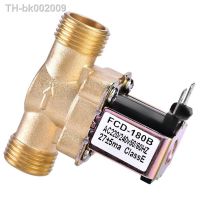 ❄☾ 1/2 Inch Ac 220V Normally Closed Brass Electric Solenoid Magnetic Valve For Water Control Chemical Liquid Industry Pumps