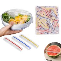 100Pcs Bowl Covers Good Sealing Reusable Keep Freshness Food Storage Covers Stretchable Packaging-Cling Wrap Kitchen Accessory