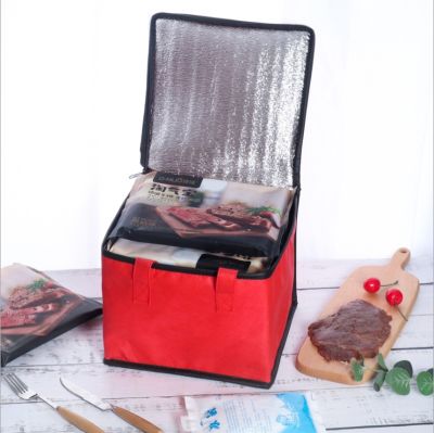 hot！【DT】⊙✗  Pizza Insulated Cooler Insulation Folding Pack Food Thermal Delivery