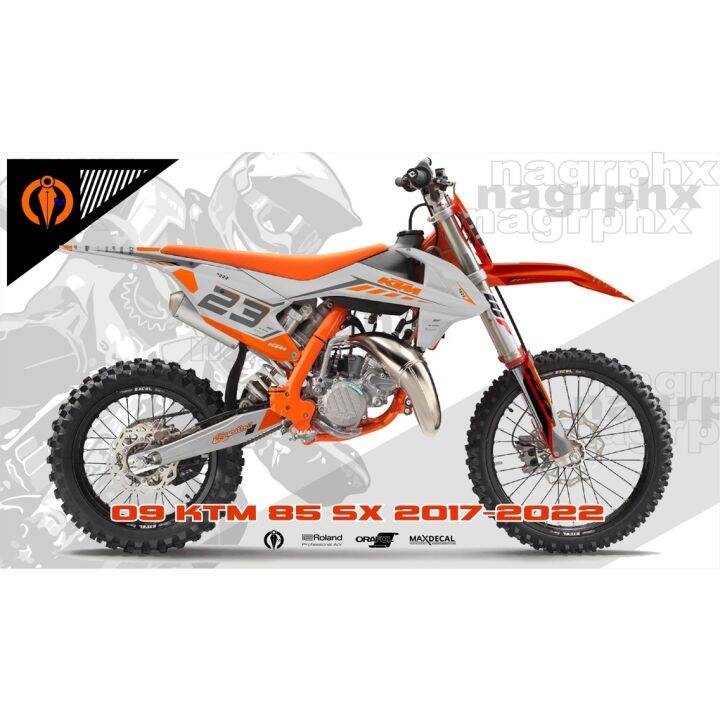 DECAL KTM 85 SX 20172022 FULBODY DECAL KTM ABUABU KTM9 Lazada