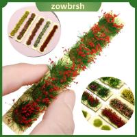 ZOWBRSH 910.6ซม. รูปแบบอาคารอาคาร โต๊ะทราย กลุ่มดอกไม้คลัสเตอร์ ตกแต่งสวนขนาดเล็ก เกม Wargame ภูมิทัศน์ หญ้า Tufts