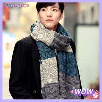 SYBOOKS Gifts Soft Mens Scarves Warm Autumn Winter Cashmere