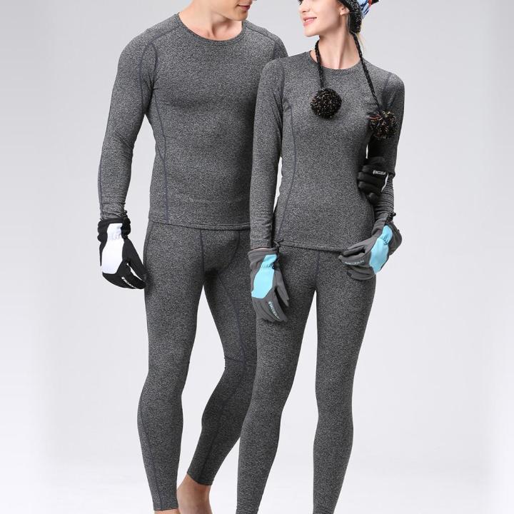 women-men-skiing-base-layer-thermal-long-johns-underwear-set
