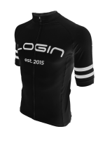 Cycling Jersey Login Brand - Black Classic Big Logo