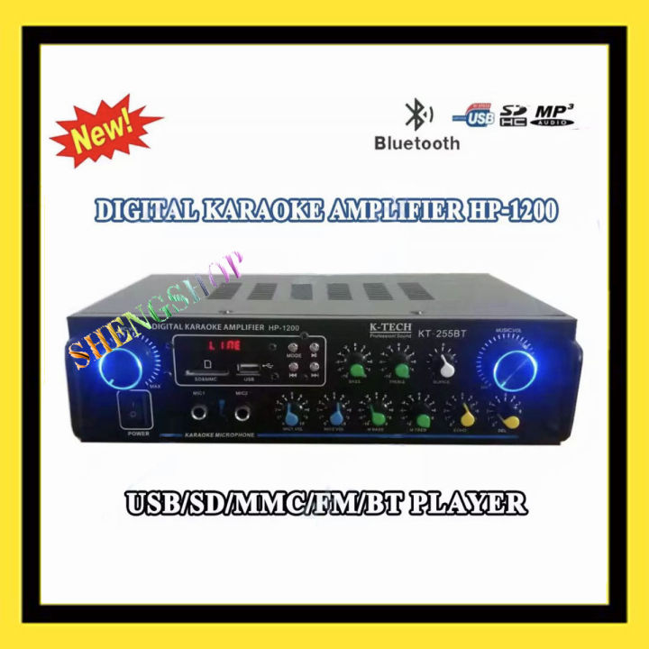 เครื่องแอมป์ขยายเสียง-digital-karaoke-amplifier-hp-1200-มีระบบบลูทูธ-usb-sd-card-mp3-รุ่น-kt-255bt