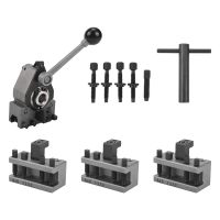 Lathe Quick Change Tool Post Set WM210V&amp;WM180V&amp;0618 12X12mm Tool Rest for Swing Over Bed 120-220mm