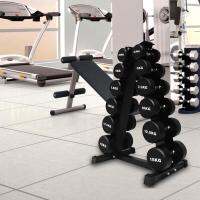 Moon STARer สามเหลี่ยม Dumbbell Rack ทนทานแบบพกพาสำหรับยกน้ำหนัก Home Gymnastic