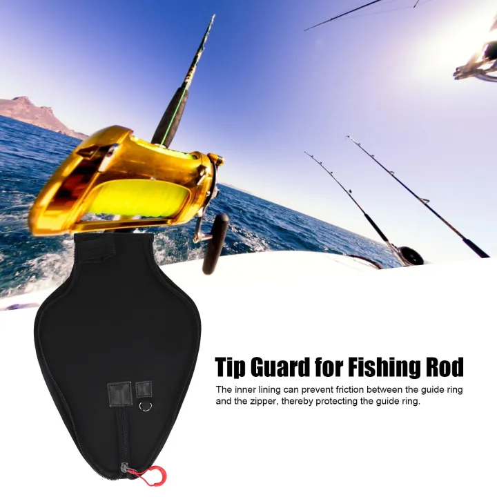 EVA Fishing Rod Tip Top Cover Tip Guard Sleeve สำหรับตกปลา Rod Guide