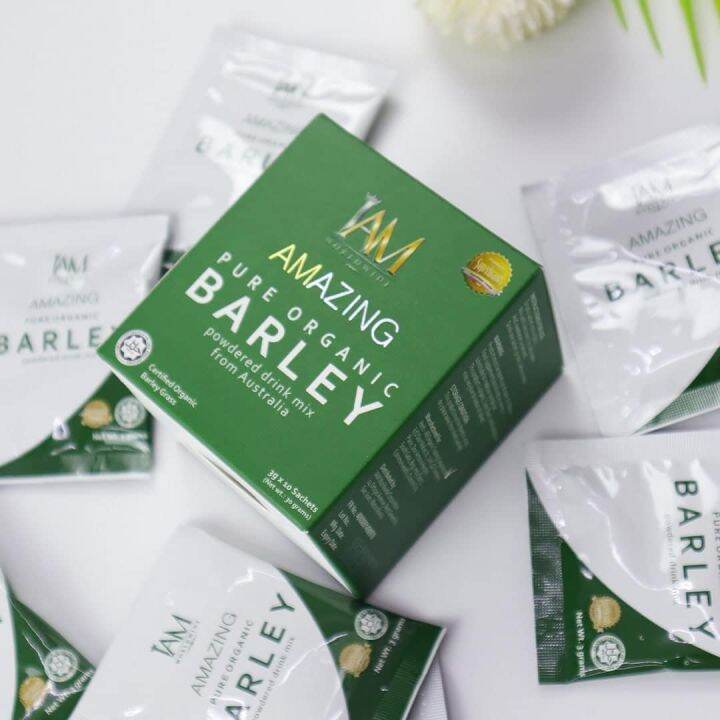 IAM Amazing Pure Organic Barley powdered drink mix from Australia / 100