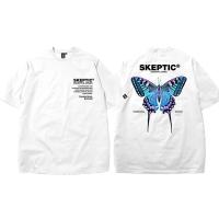 สไตล์ใหม่ Skeptic TRANSCEND EVOLVE Oversized White Shirt Skeptic Tshirt เสื้อยืดคอตตอน เสื้อยืดพิมพ์ลาย เสื้อยืดลายกราฟฟิก S-5XL