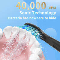 Fairywill แปรงสีฟันไฟฟ้า Sonic Waterproof USB ชาร์จหัวแปรงทดแทน Smart Timer ผู้ใหญ่ Home FW-507