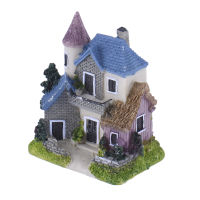 Mini Castle House Cottages Decor DIY Toy Crafts Figure Moss Terrarium Fairy Garden Buildings Ornament Landscape Garden Decor