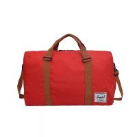 กระเป๋าเดินทางมีช่องใส่รองเท้า สินค้าสีแดง งานคุณภาพ ผ้า oxford อย่างดี พกพาสะดวกจับง่าย ทนทาน เท่ห์ไม่ซ้ำใคร