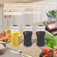 Clear Acrylic Soy Sauce Vinegar Olive Oil Bottle BBQ Dispenser Shaker 100Ml