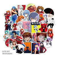 อีวานเกเลียน มหาสงครามวันพิพากษา NGE EVA 新世紀エヴァンゲリオン อายานามิเรย์ sticker สติกเกอร์กันน้ำรูปแบบที่แตกต่างกัน, 50 ชิ้น