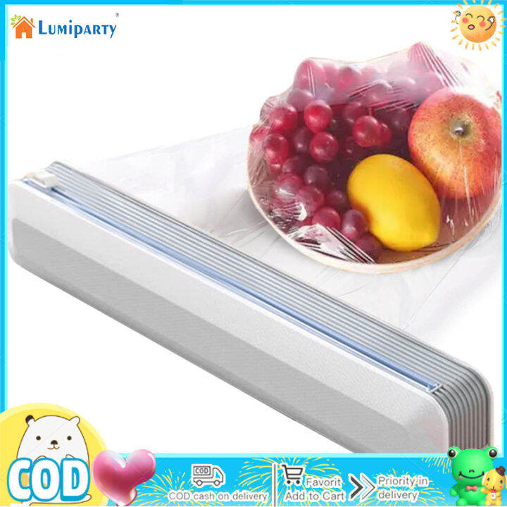 Cling Wrap Cutter Dispenser Adjustable Wall Mounted Cling Film
