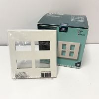 หน้ากาก 4 ช่อง Plastic Electrical Cover Plate with 4 Blocks ฝาครอบบล็อก วีน่า Vena รุ่นใหม่