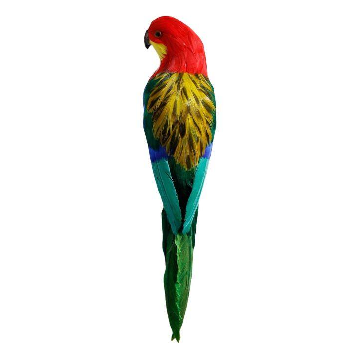 hanging-feather-parrot-macaw-photography-props-for-pathway-outdoor-ornaments