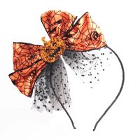 New cosplay hair accessories Children Adult bow pumpkin headband decorate party Halloween fun headwear