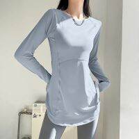 Yasuk AllSeason Sport Women Solid Casual Sun Protection Shirt Pullover Long Sleeve Slim Tees Top Gentle Sexy Blouse Yoga Soft