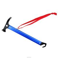 Camping Tent Peg Nail Stakes Extractor Puller Ground Lifter Remover Hammer Aluminum Alloy Outdoor Climbing Hammer 21 wholesales