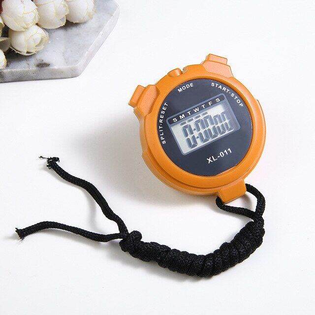JSQXl011 Lcd Chronograph Handheld Sports Timing Stopwatch Fitness