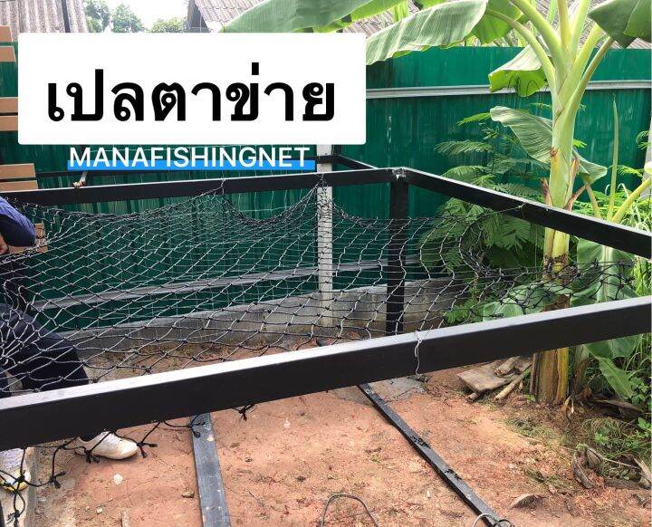 ตาข่ายทำแพนอน-สำหรับโครง-1-5x2-5-เมตร-พร้อมเชือกยึดโครง-อุปกรณ์ครบชุดพร้อมติดตั้ง